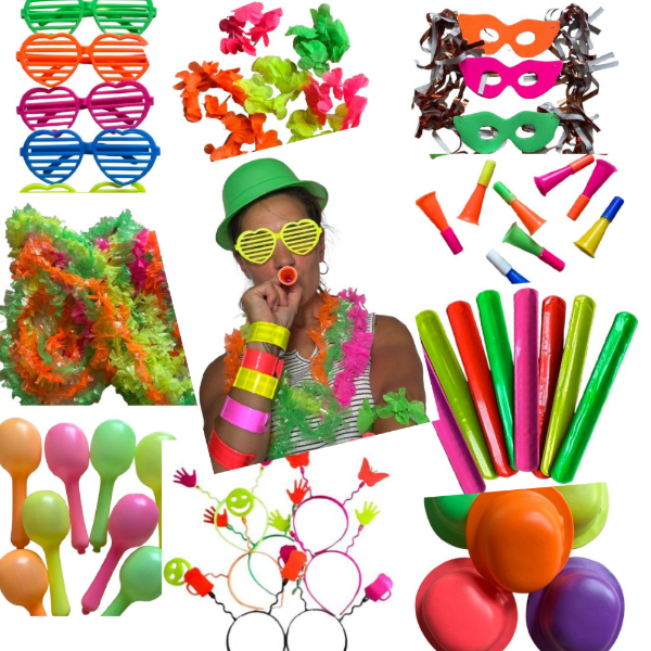 Producto - Combo cotillón flúor para 100 personas