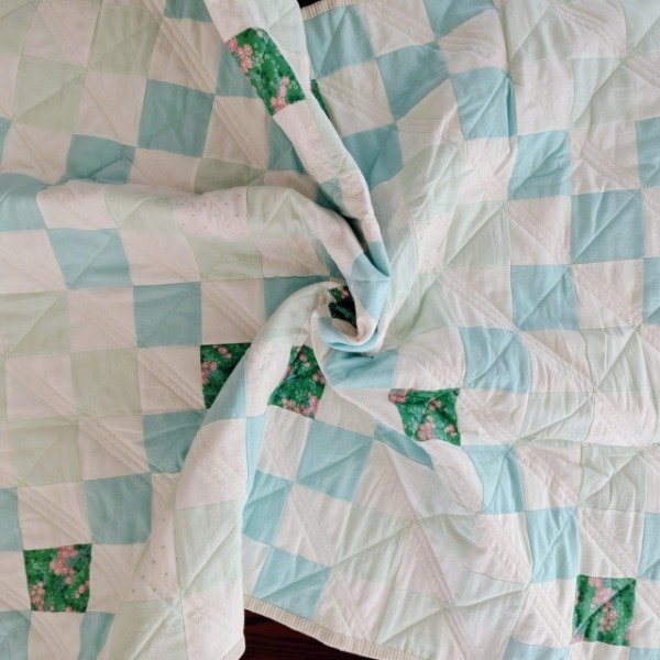 Producto - Acolchado patch Celeste y Agua - 1