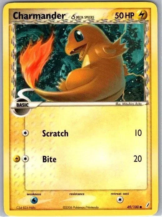 Producto - Charmander (Delta Species) 49/100 Common Crystal Guardians NM