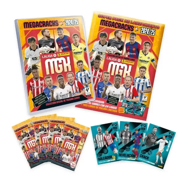 Producto - Cartas de Futbol Panini MEGACRACKS 2024/25 STARTER PACK