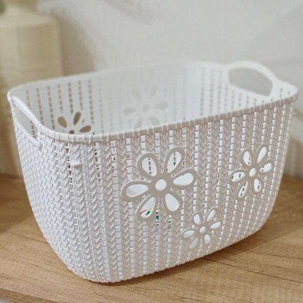 Producto - Cesta Con Asas Sin Tapa Blanca 14L 1940