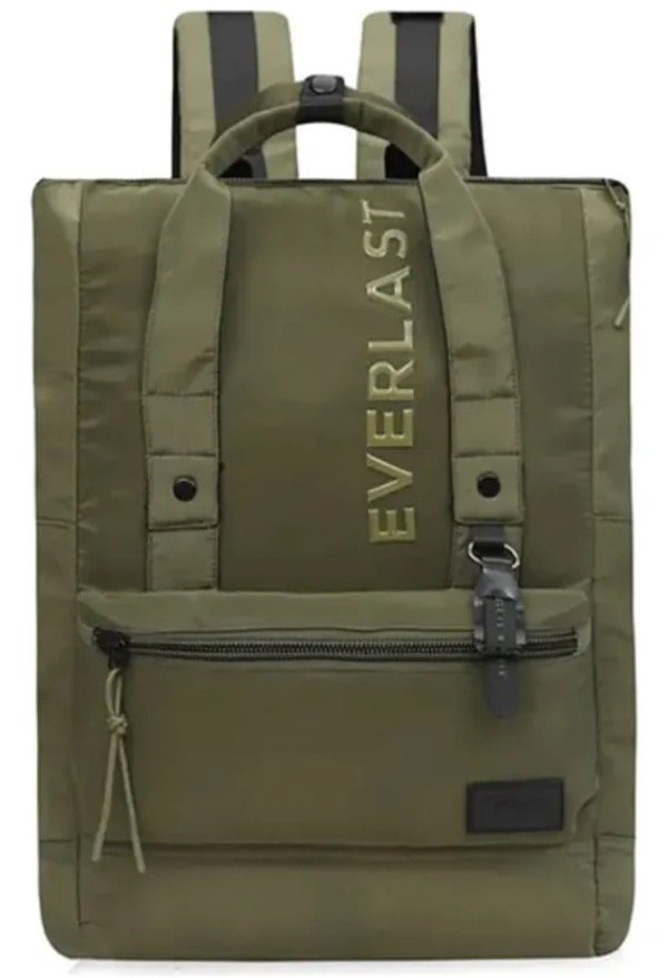 Producto - Mochila Everlast porta Notebook verde militar
