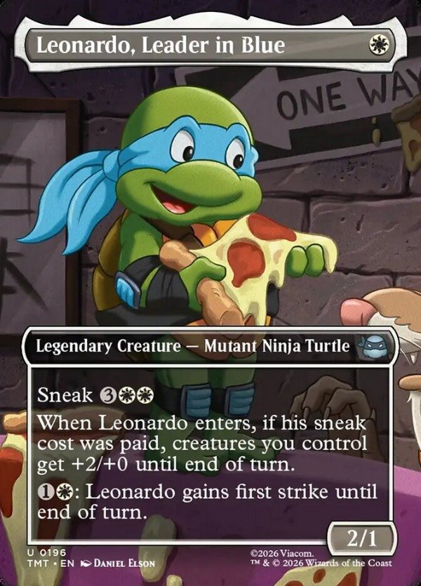 Producto - Leonardo, Leader in Blue #196 Borderless  Teenage Mutant Ninja Turtles