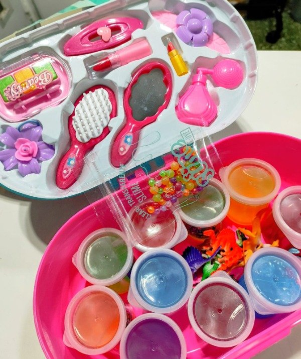 Producto - Valija para crear 12 Slime + Accesorios - 1