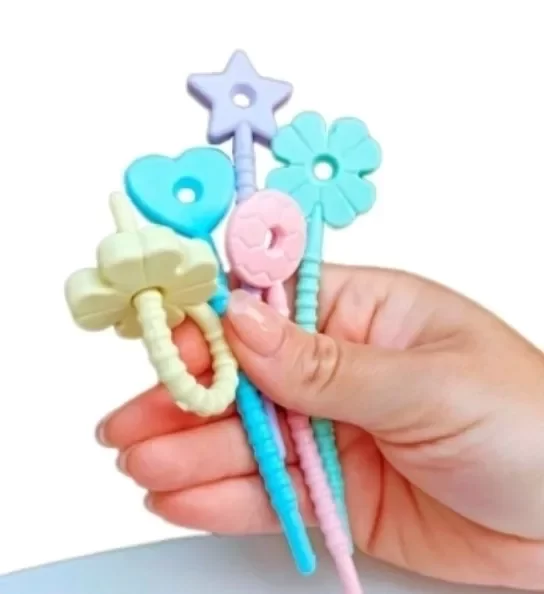 Producto - Precinto flexibles x 5 (colores pastel)