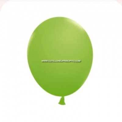 Producto - Globo 10"  Liso Verde Manzana x50 Unidades