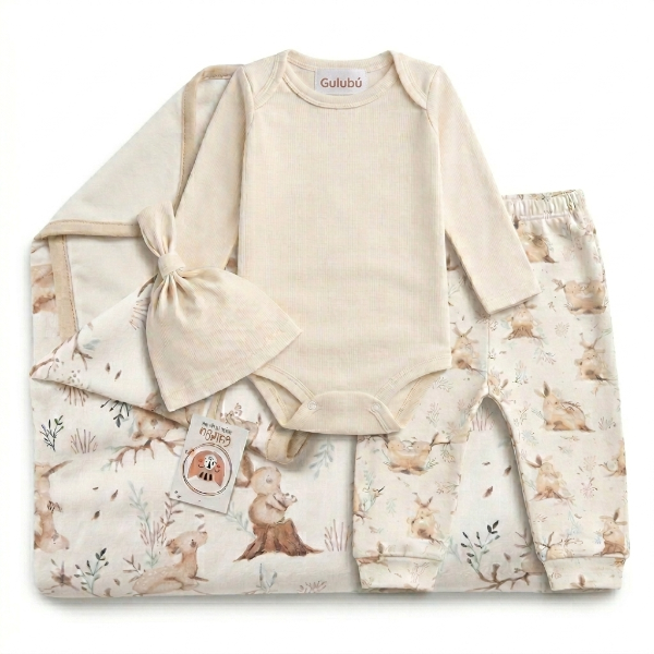 Producto - 102-Ajuar 4 piezas, Ciervos