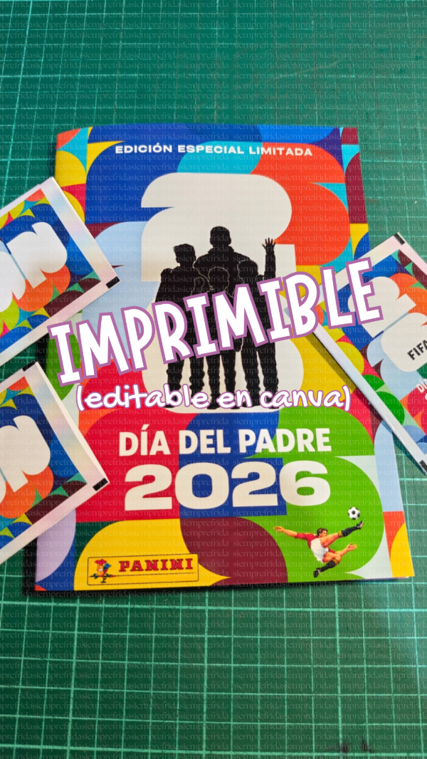 Producto - Editable en Canva ALBUM DIA DEL PADRE!