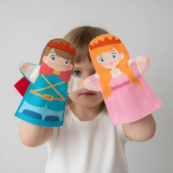 Producto - titeres de mano principe y princesa