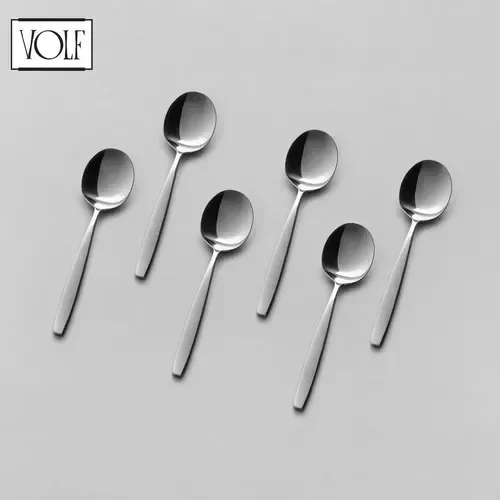 Producto - Set x 6 Cuchara Te Volf Linea Vento Acero Deco Catering