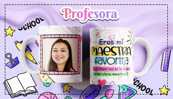 Producto - TAZAS-DIA DEL MAESTRO CARICATURA Y FOTO COD 551