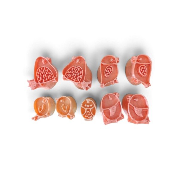 Producto - SELLO SET PAJARITOS EN PAREJA 9 UNIDADES