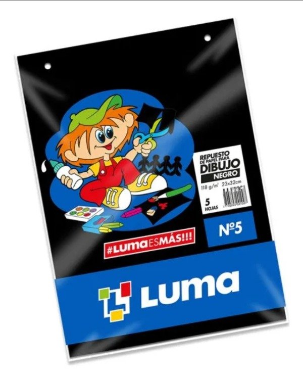 Producto - Repuesto de papel para dibujo negro
