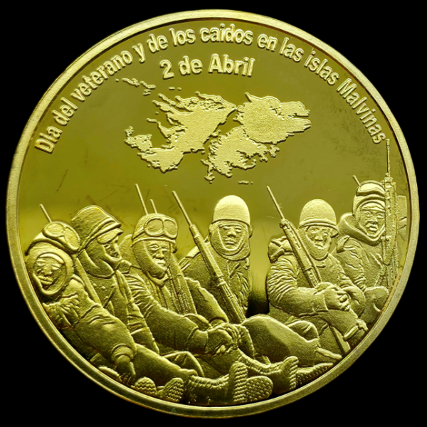 Producto - Héroes de Malvinas / Día del Veterano y de los caídos 2 de Abril / Cobre 999 - 0