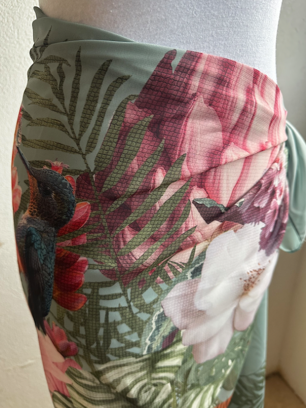 Producto - Pareo gasa jardin del tigre verde