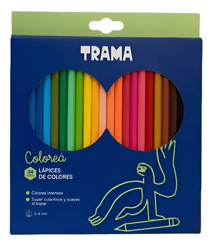 Producto - Lapices de Colores Trama x24 + NOMBRE Y APELLIDO