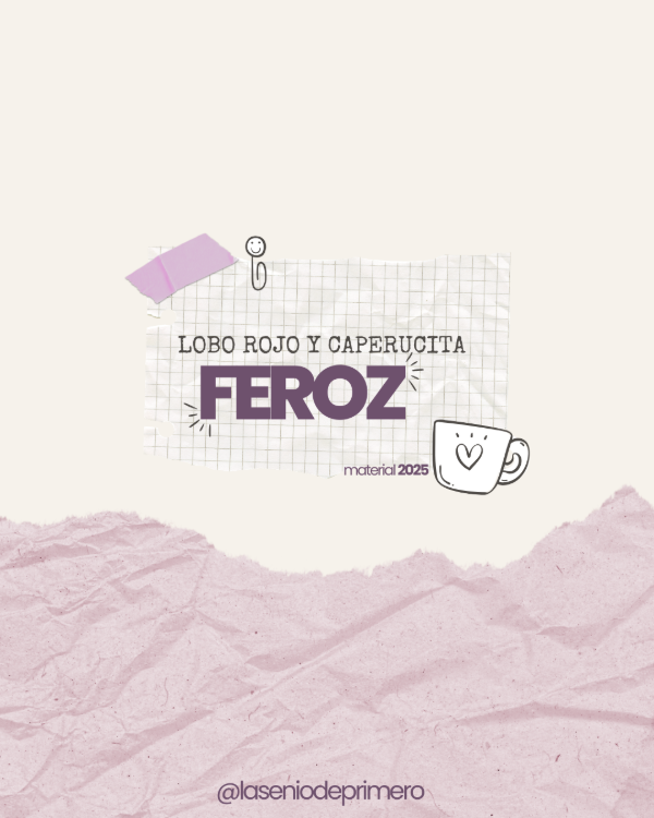 Producto - LOBO ROJO Y CAPERUCITA FEROZ