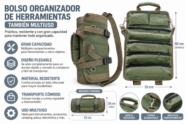 Producto - Bolso herramientas plegable - 0