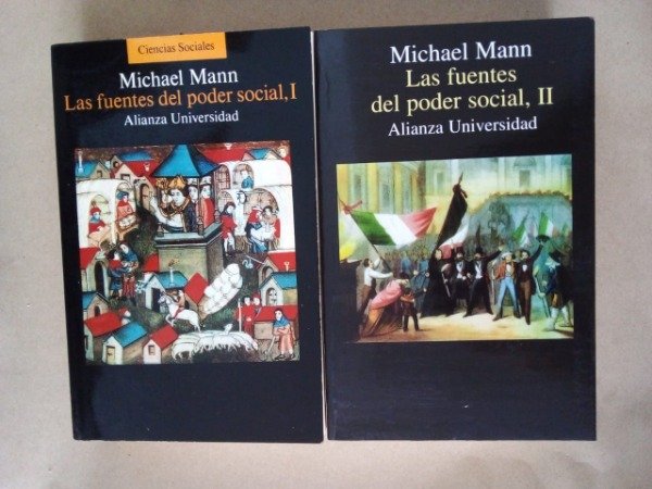 Producto - Las fuentes del poder social - Michael Mann - Alianza 1991 - 2 vols