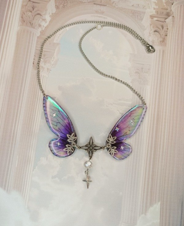 Producto - Collar magia violeta tornasol