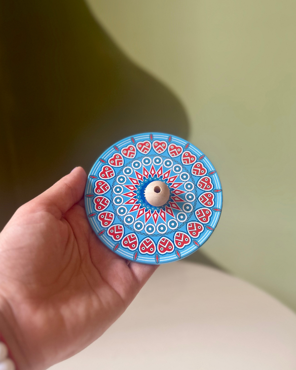 Producto - Porta sahumerio Mándala Redondo