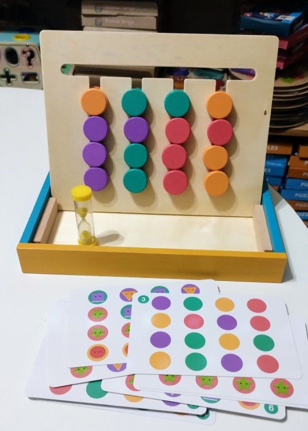 Producto - Juego Didactico  Secuencias Y Patrones Busca Caminos REVERSIBLE con base - 2