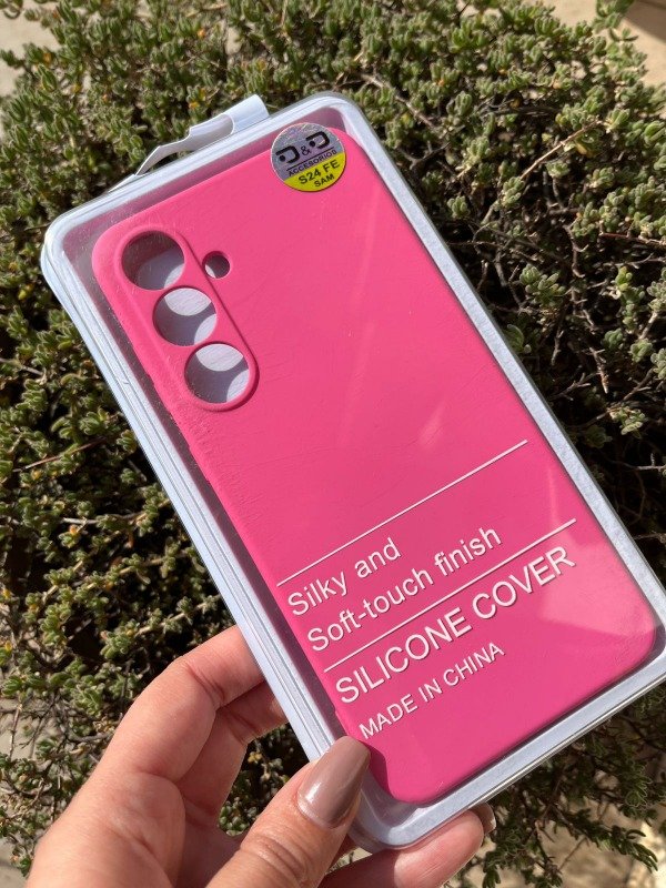 Producto - Silicona con felpa magenta (cliquear modelo)