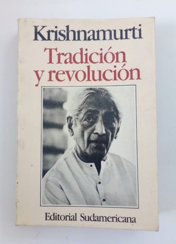 Producto - Tradición y revolución - Krishnamurti - Sudamericana1987