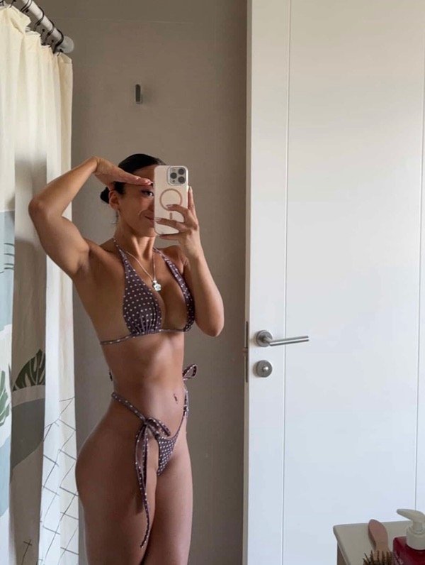 Producto - Bikini Lunares chocolate