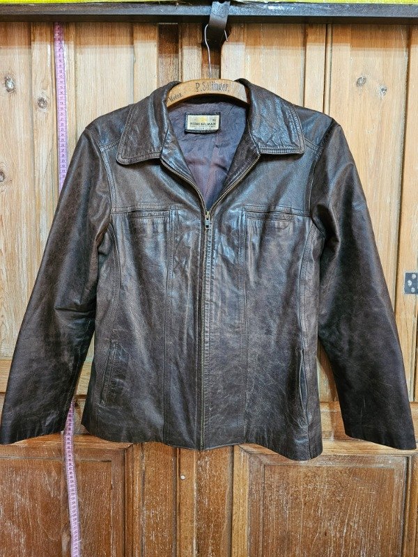 Producto - Campera de Cuero Blamain marrón t.XL