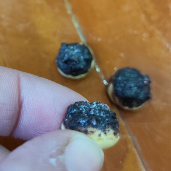 Producto - Aplique mini tortita negra (a pedido)