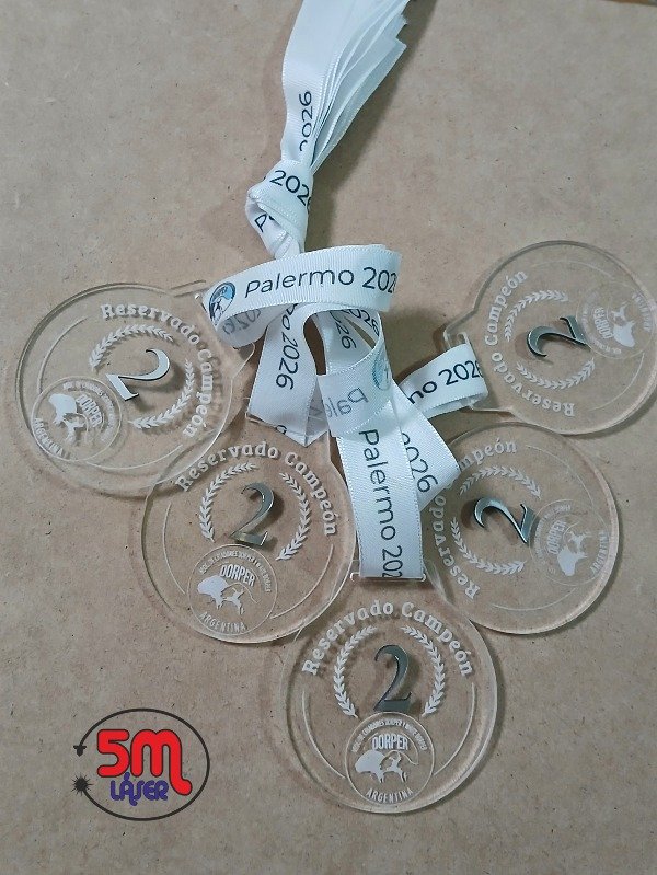 Producto - MEDALLAS en acrílico (VARIOS MODELOS) - 1