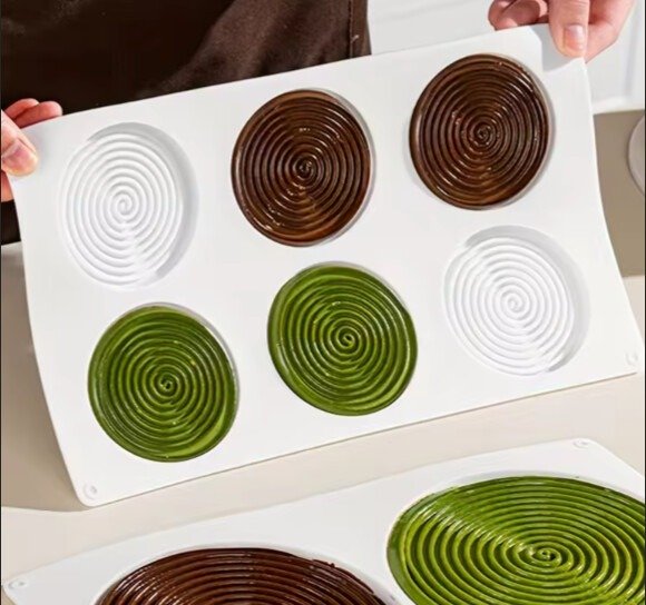 Producto - Molde de 6 espirales chatos