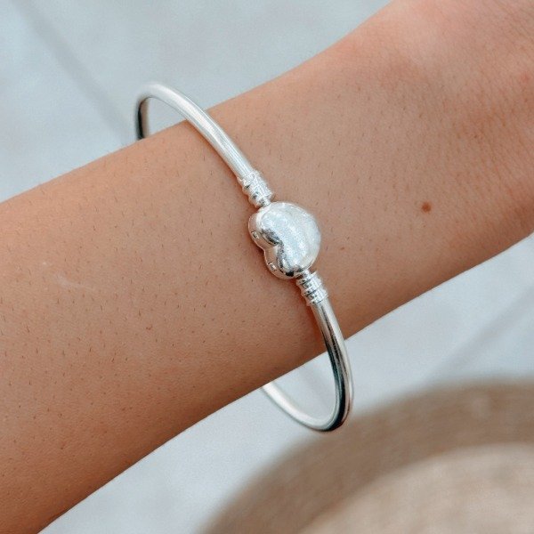 Producto - Pulsera Esclava Lisa Plata 925 Laminada - 0