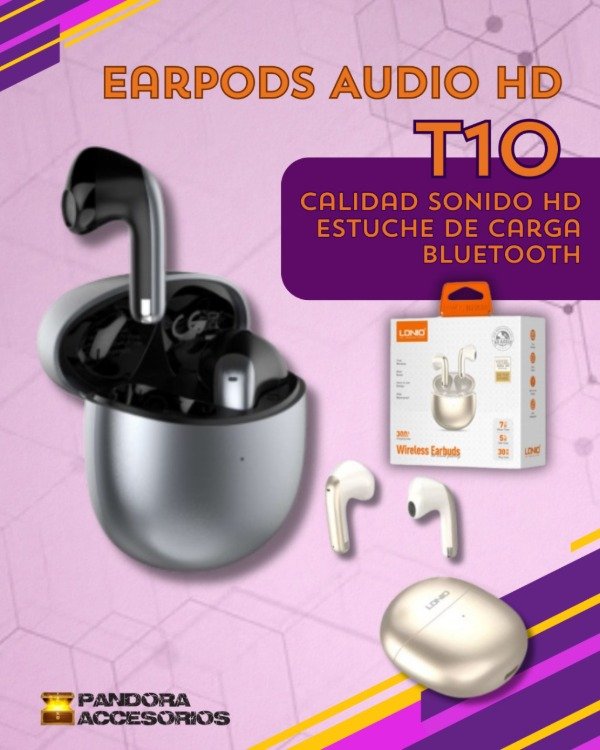 Producto - Auricular Ldnio TWS EarPods T10