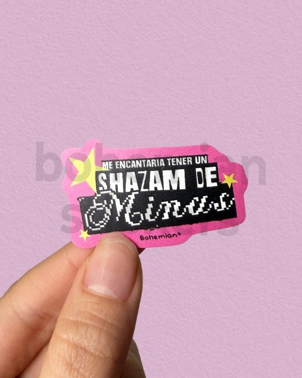 Producto - SHAZAM DE MINAS - Sticker Individual de Dillom