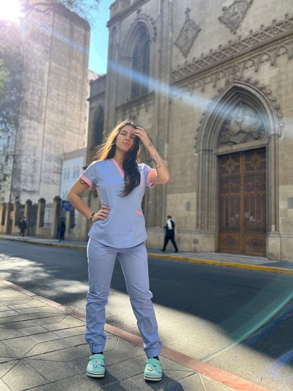 Producto - ARENA SPANDEX (Lavanda detalle Rosa)