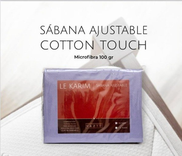 Producto - Sabana ajustable 2 1/2 MICROFIBRA