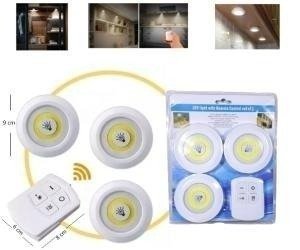 Producto - Set por 3 luces con control a pilas