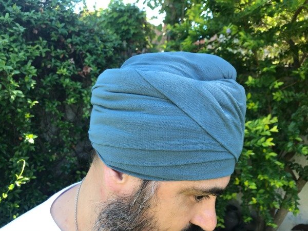 Producto - Turbante pétroleo
