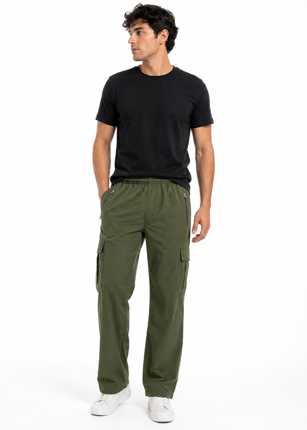 Producto - 805 - Pantalon Nautico Gabardina Cargo 2 Bolsillos Con cierre - 0