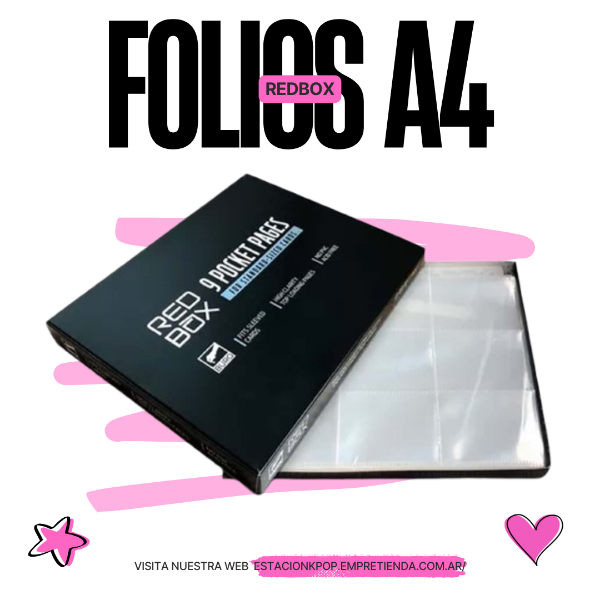 Producto - FOLIOS A4 REDBOX