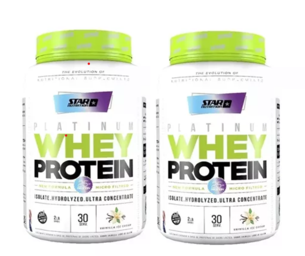 Producto - Combo Platinum Whey Protein 2 Lb x 2 unidades