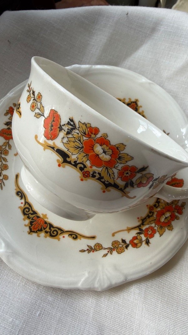 Producto - Taza de té flor naranja - 3