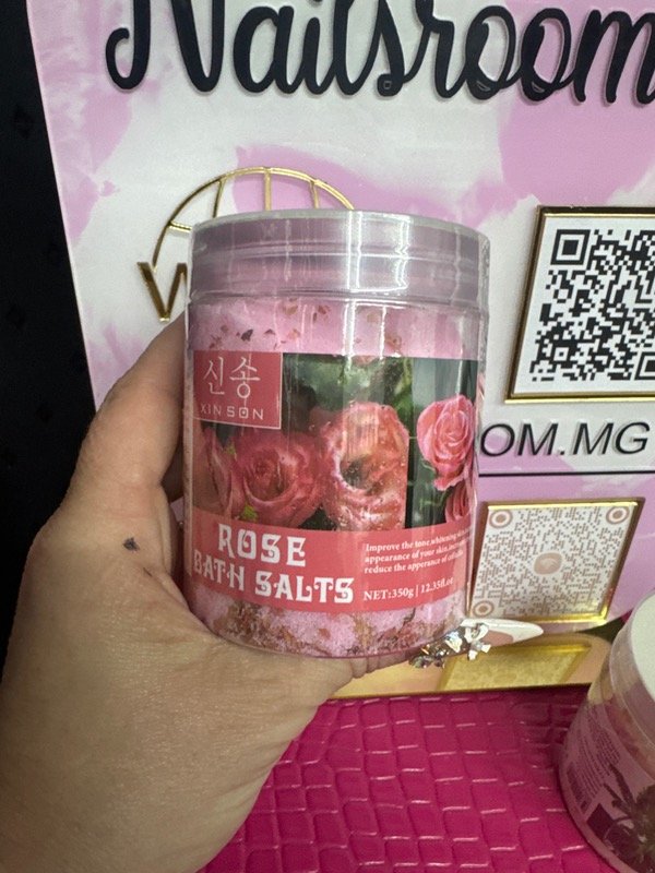 Producto - Sal para spa de pies aroma rosas