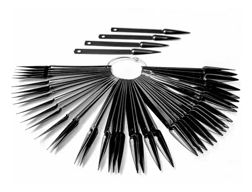Producto - MUESTRARIO STILETTO NEGRO 50U