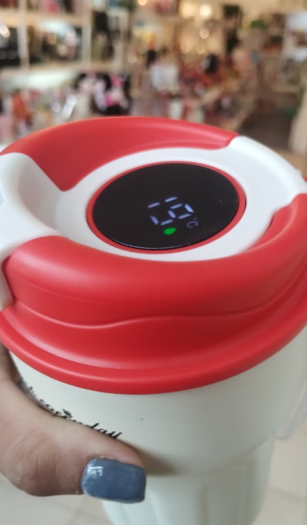 Producto - Vaso Termico Acero con sensor Good luck everyday