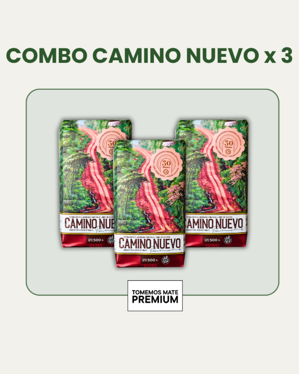 Producto - Yerba Mate Camino Nuevo Tradicional 500 gr x 3