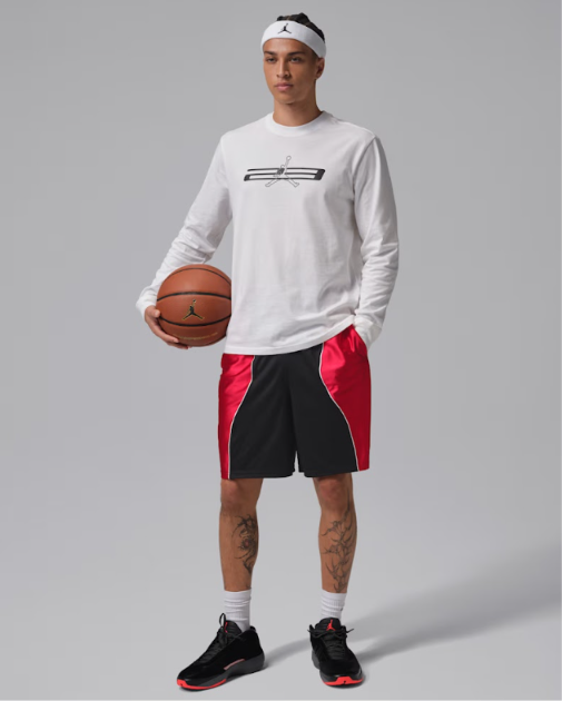 Producto - Jordan Sport Y2K Shorts Rojos y Negros - 4