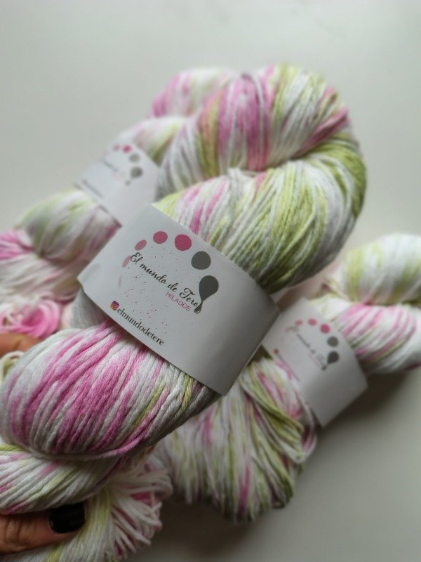 Producto - Limonada de frutilla. DK - Hilo de algodón 8-6.